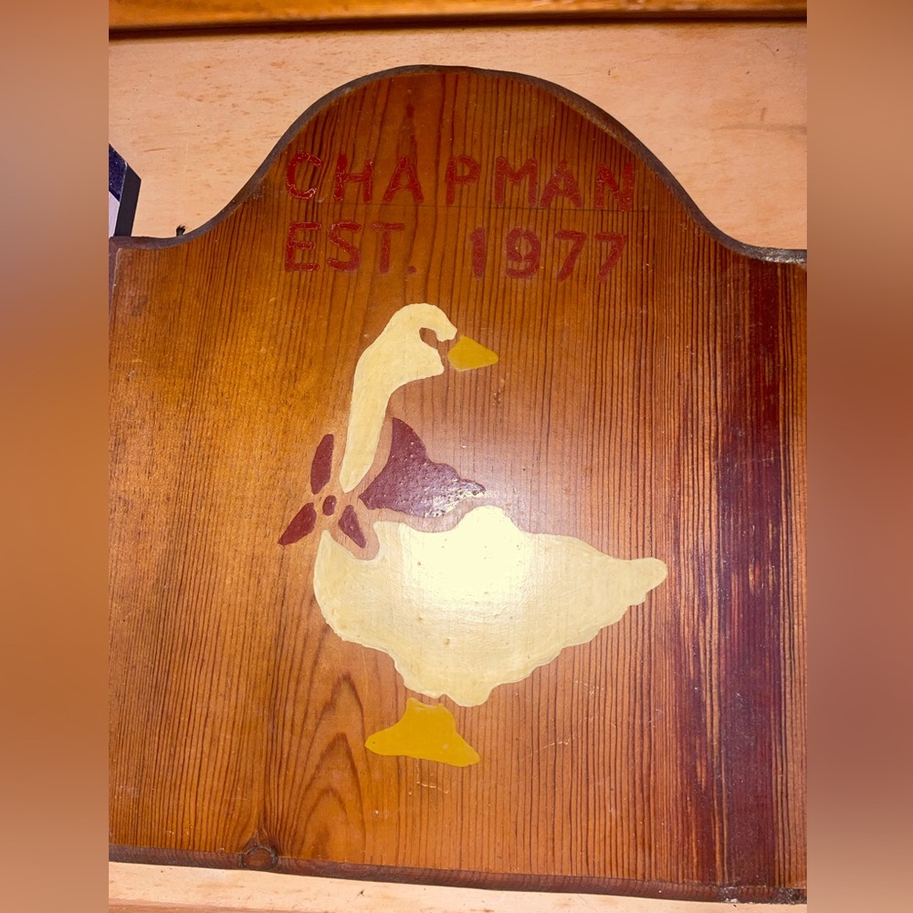 Chapman Wooden Goose Decor